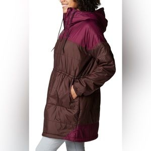 NEW Columbia windbreaker with fleece lining w/ tags